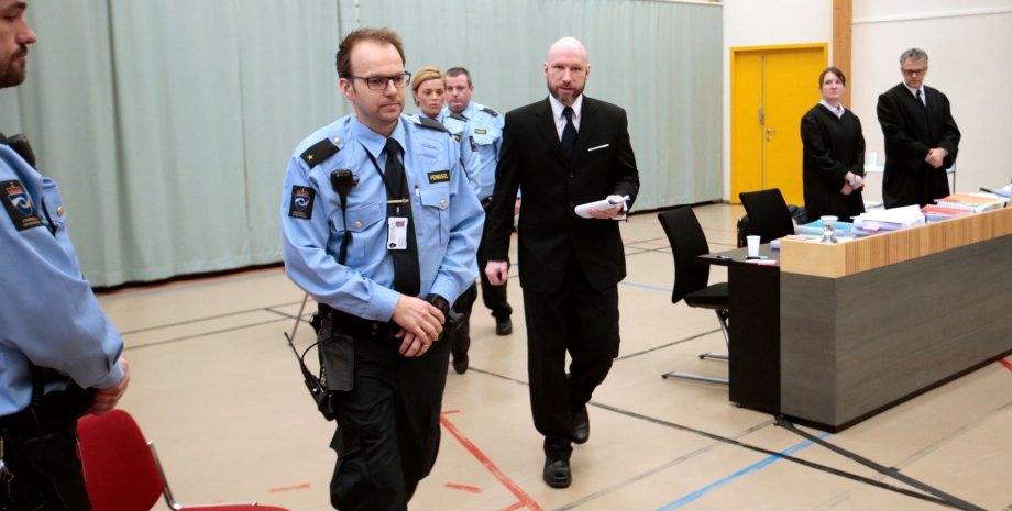 Андерс Брейвик, теракт в Норвегии, теракт в Утойе, суд над Брейвиком, освобождение Брейвика