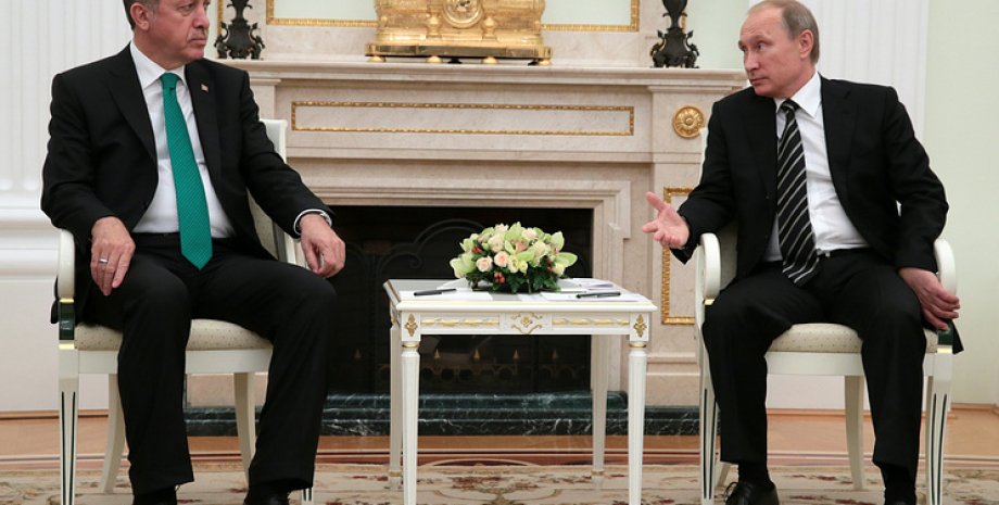 Реджеп Тайип Эрдоган и Владимир Путин / Фото :ТАСС