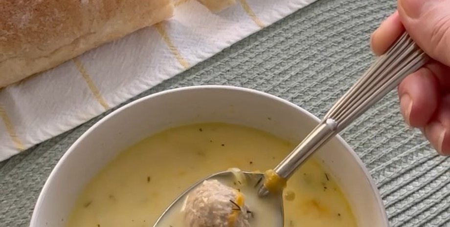 суп с фрикадельками