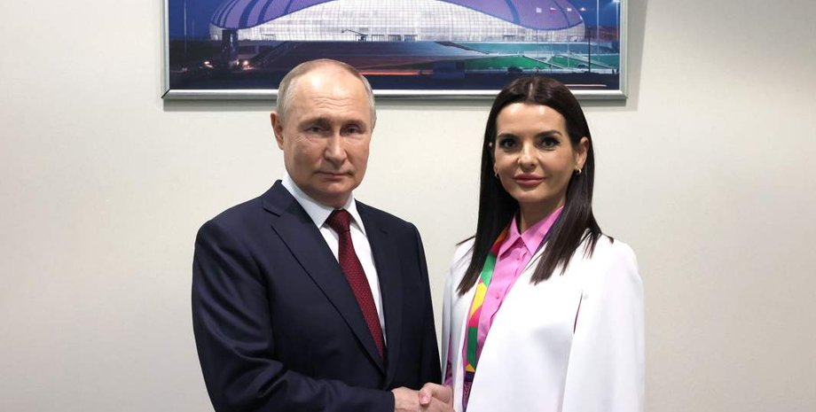 Встреча Евгения Гуцул и Владимир Путин