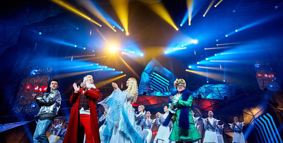 Новая Снежная королева, новогоднее шоу, дворец Украина