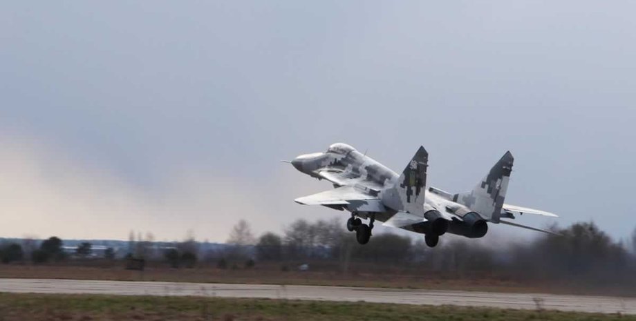 истребитель, украина, небо, миг-29, война