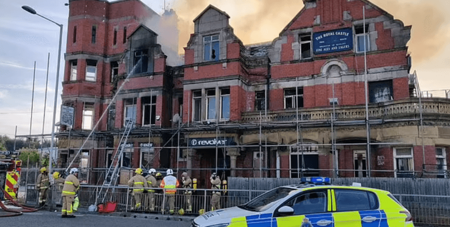 отель Калифорния, великобритания, поджог