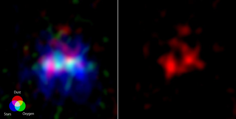 туманность, галактика, MACS0416_Y1