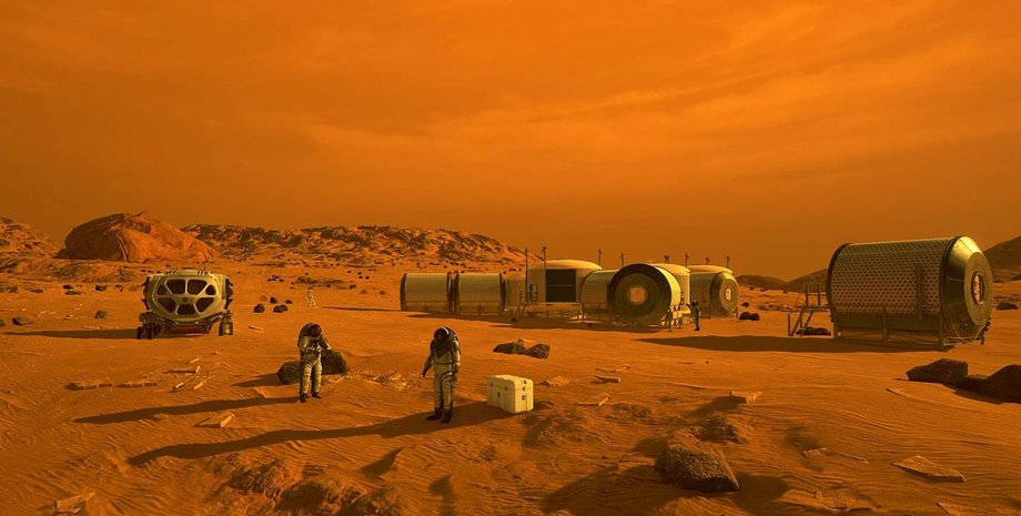 Марс база на Марсі Марс база на Марсі