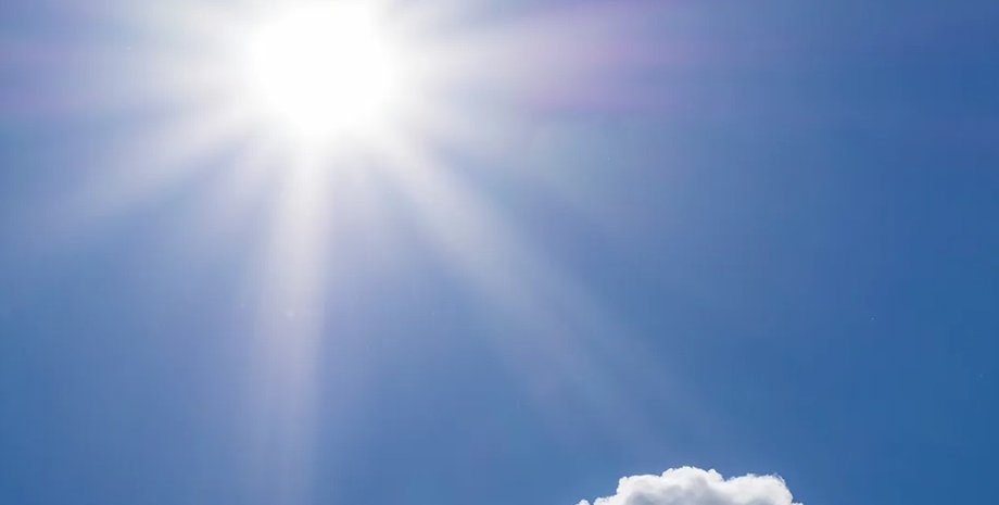 синий цвет, небо