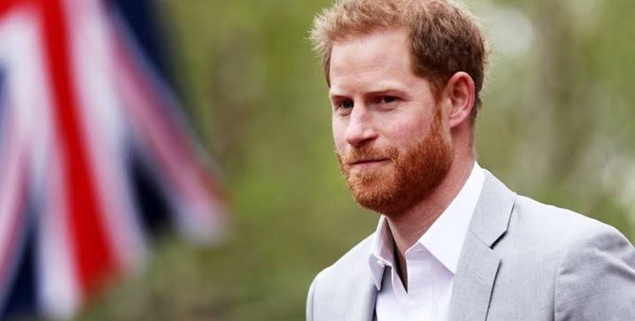 принц Гарри, флаг Великобритании