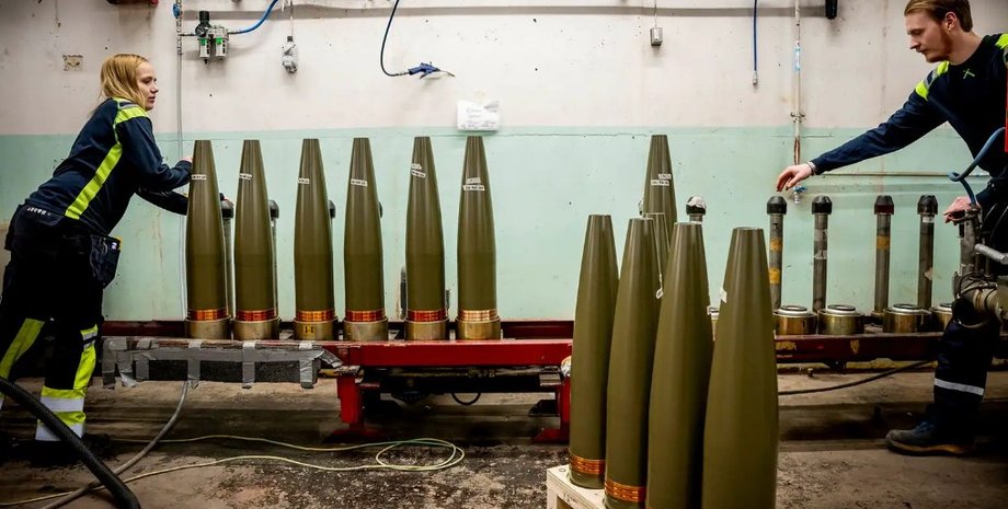 Производство снарядов в Швеции
