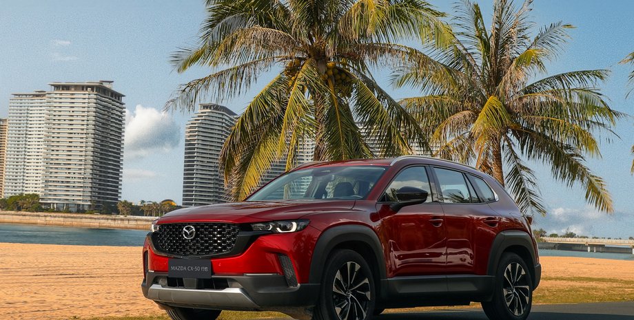 Mazda CX-50, новая Mazda CX-50, Mazda CX-50 2024, кроссовер Mazda, гибрид Mazda