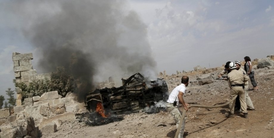 Последствия российского авиаудара в Сирии / Фото: Reuters