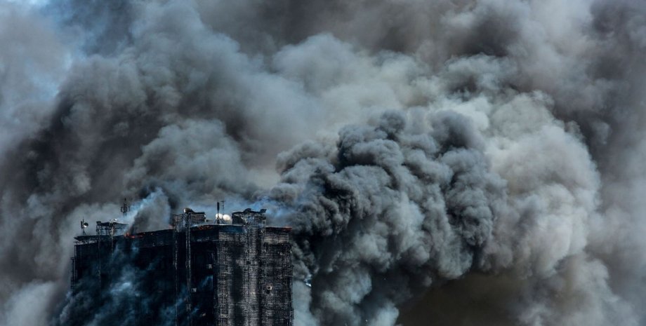Пожар в Баку / Фото: Orkhanaslanov