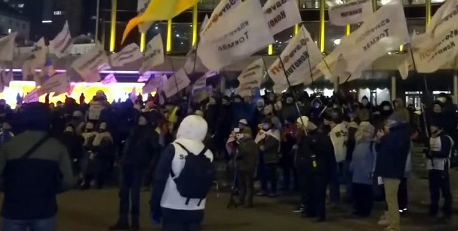 ФОПы, акция протеста, Дворец "Украина", концерт, "Вечерний квартал"