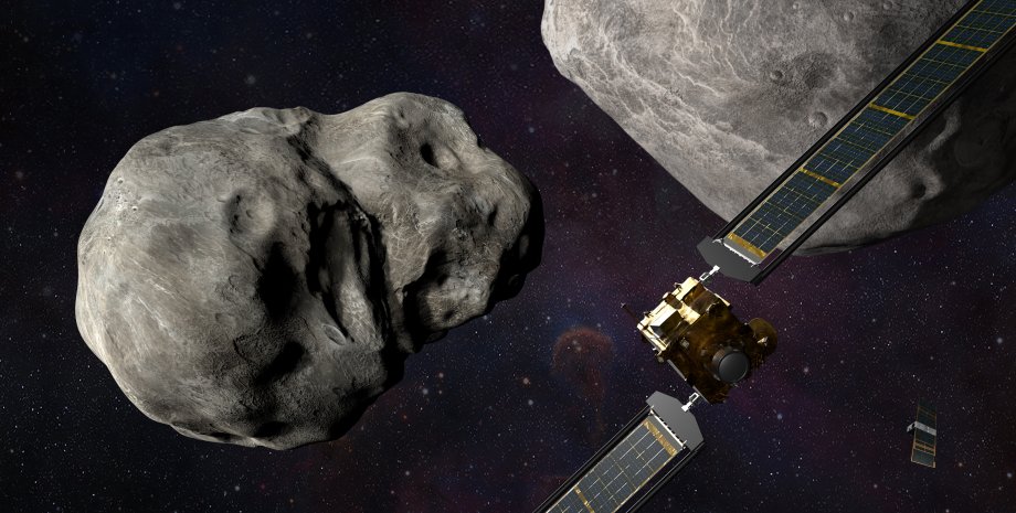 Космический аппарат DART, изменили орбиту астероида, астероид Диморфос, эксперимент NASA, столкновение с астероидом