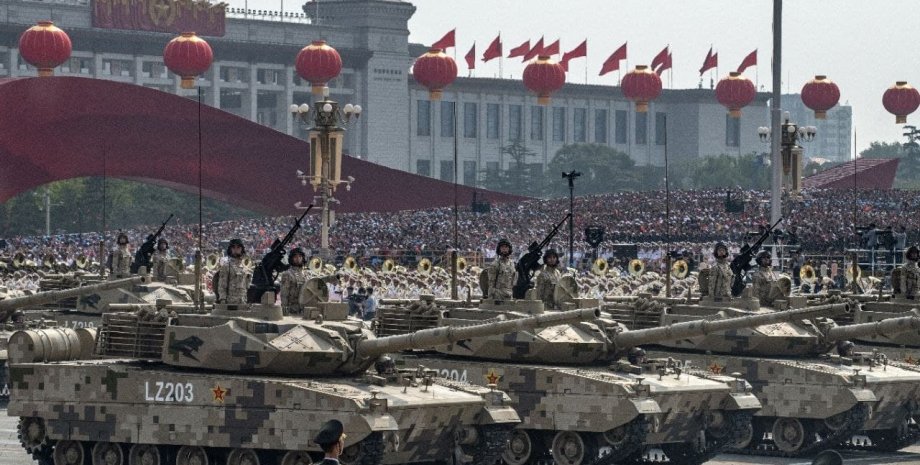 армия китая, китайские танки, бронетехника