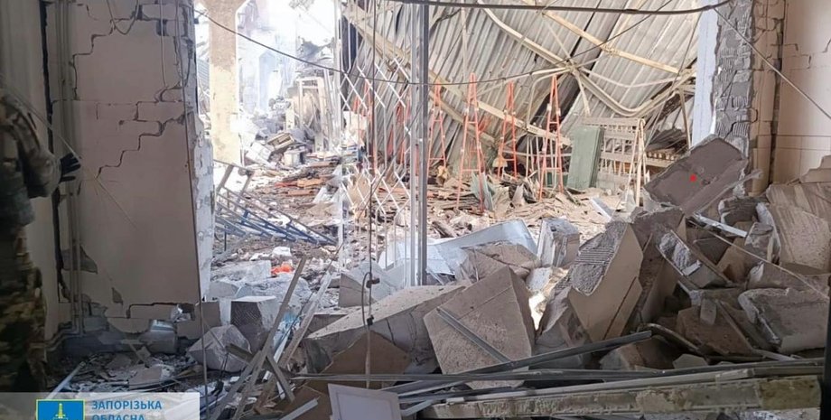 зруйнована будівля, Запоріжжя