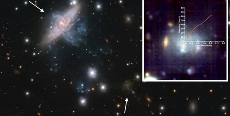 галактика UDG32 NGC 3314A