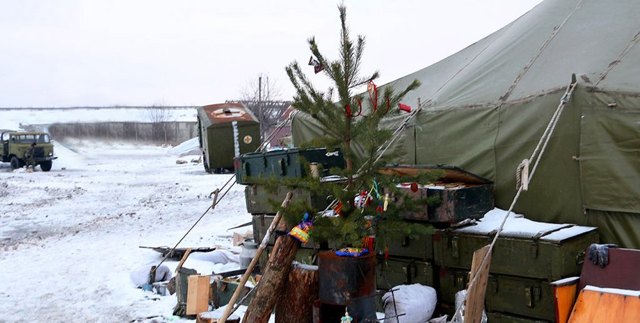 Новый год под Дебальцево