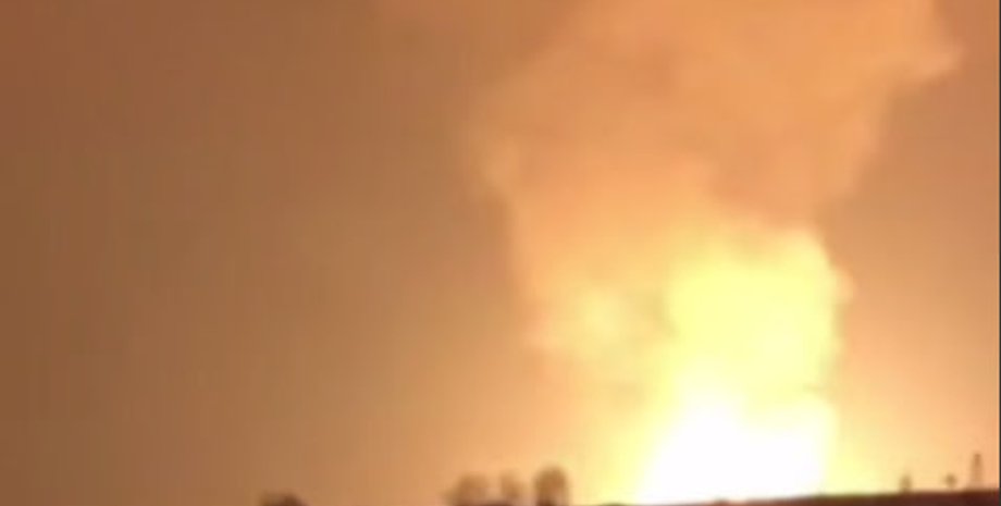 Пожар Пожар магистральной газовой трубы "Дружба"