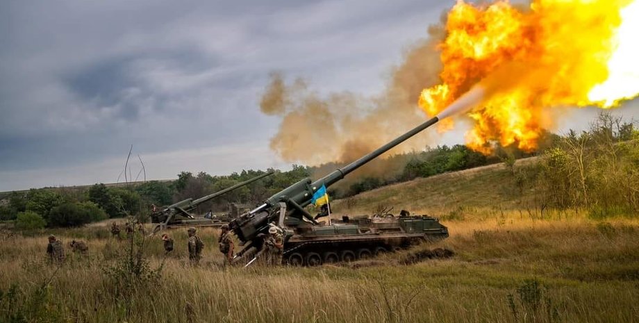 украинская артиллерия