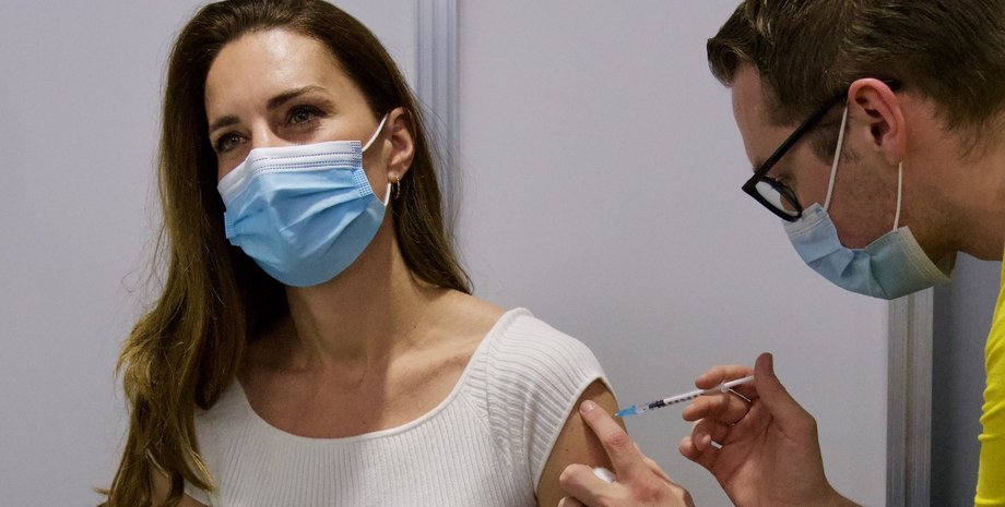 Кейт Миддлтон, прививка, коронавирус