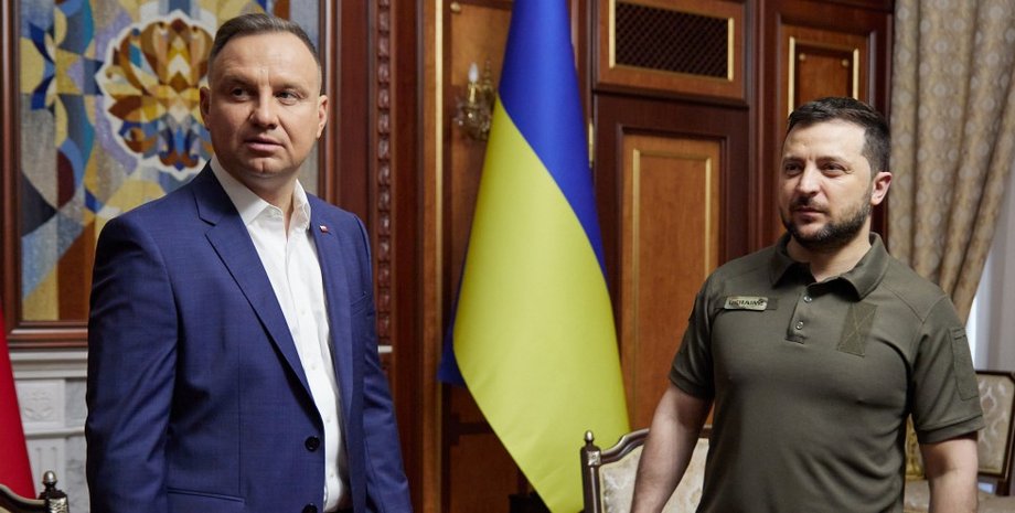 Встреча Зеленского с Байденом и Дудой