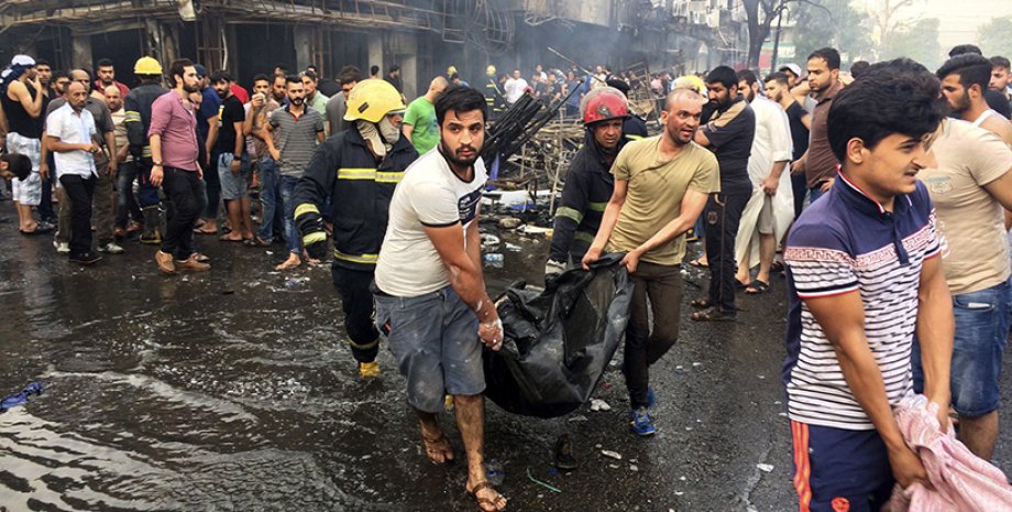 Последствия взрывов в Багдаде / Фото: twitter.com/timesofindia
