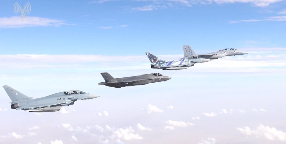 полет ВВС Израиля и Люфтваффе