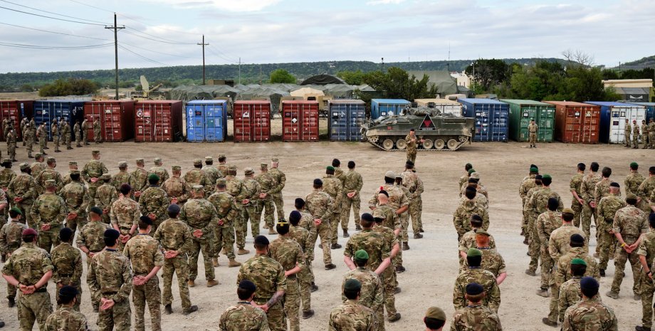 британские военные мобилизация в британии