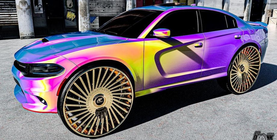 Dodge Charger, Тюнинг, Донк, Колеса, Авто, Автомобили, Цвет, Дизайнер, Седан