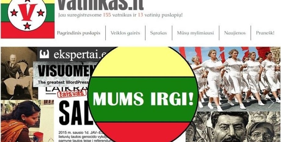Скриншот: vatnikas.lt