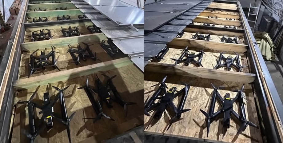 Украинские дроны для спецоперации СБУ Паутина