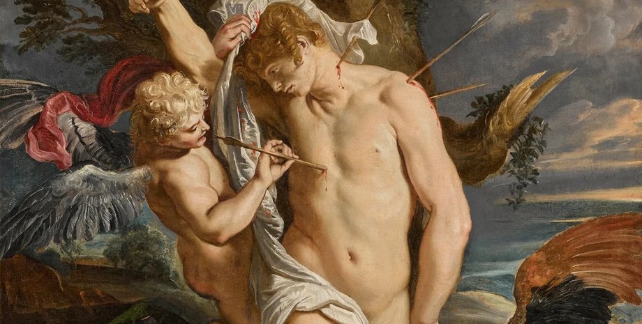 Картина Рубенса “Святой Себастьян, опекаемый двумя ангелами”