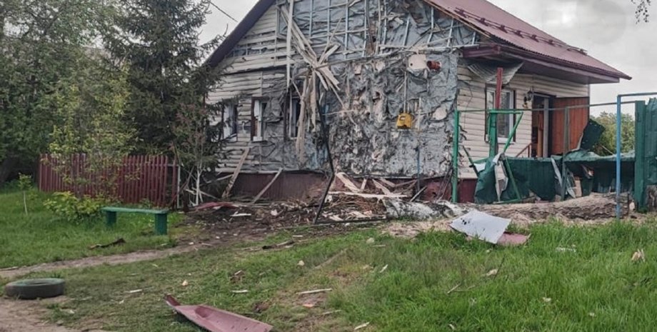 Курская область, Толмачево, БПЛА, ПВО, беспилотник, дрон, атака, взрывы, разрушения