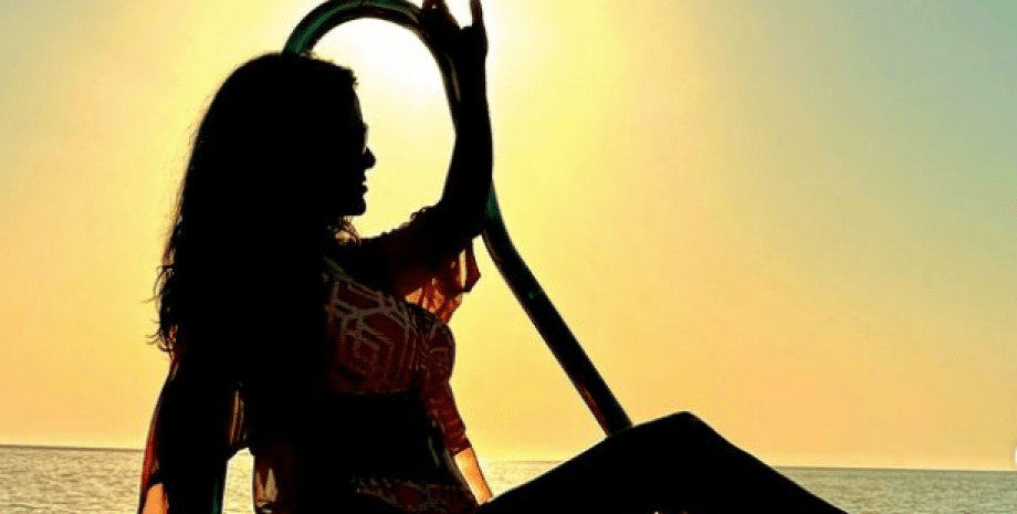 Cальма Хайек Cальма Хайек, яхта, море, закат солнца