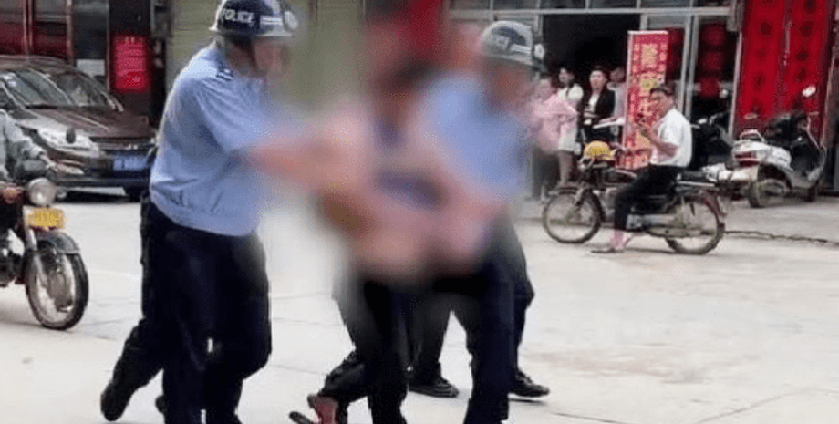 китай, детский сад, нападение, нож, задержание