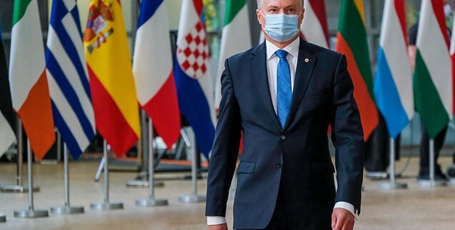 Президент Литвы Гитанас Науседа. Фото: LRT