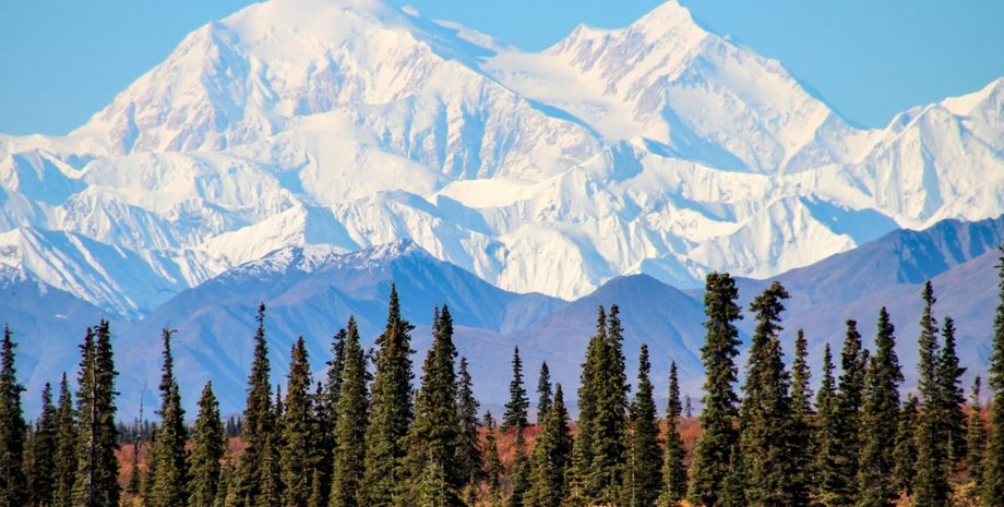 денали, гора, северная америка