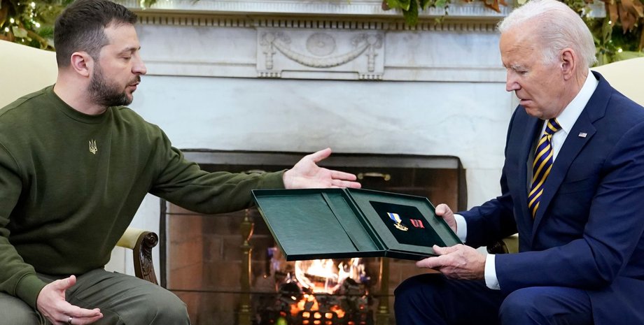 Владимир Зеленский и Джо Байден