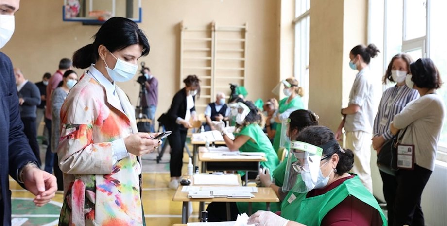 грузия, местные выборы, избирательный участок