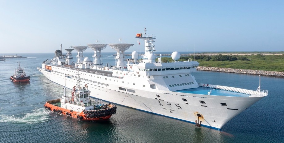 Китайский шпионский корабль класса Yuan Wang