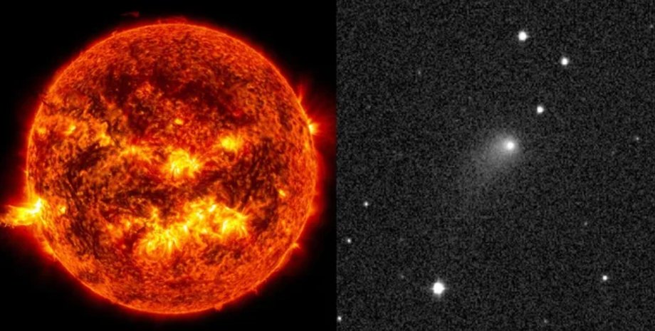 Сонце комета C/2024 E1 (Wierzchos)