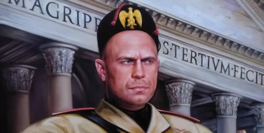 Нардеп від ОПЗЖ Ілля Ківа на картині в образі Беніто Муссоліні