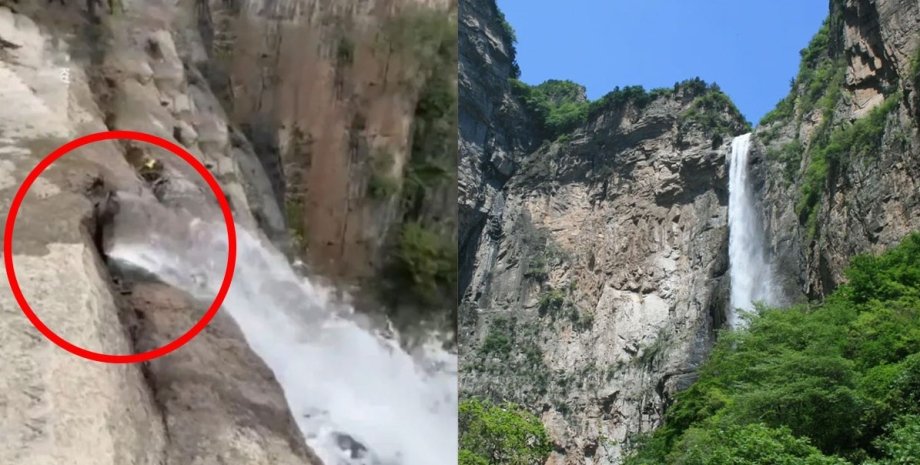 водопад, водопад в китае, китай водопад