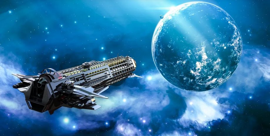 космический корабль скорость света