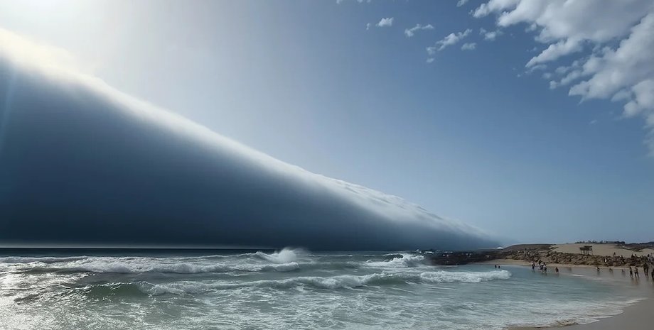 рулонна хмара в португалії