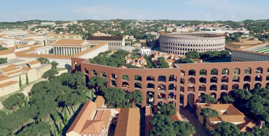 Виртуальный тур по Древнему Риму, Возрожденный Рим, Цифровая реконструкция, Римская история, Образовательные технологии, Виртуальные экскурсии, Исторические памятники, Визуализация культурного наследия, Виртуальный тур по Древнему Риму