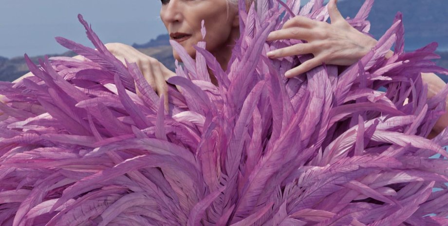 Мэй Маск, фотосессия, Греция, Санторини, InStyle