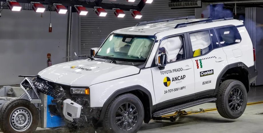краш-тест тойота прадо, Toyota Land Cruiser Prado, Toyota Prado, Краш-тест Toyota Land Cruiser