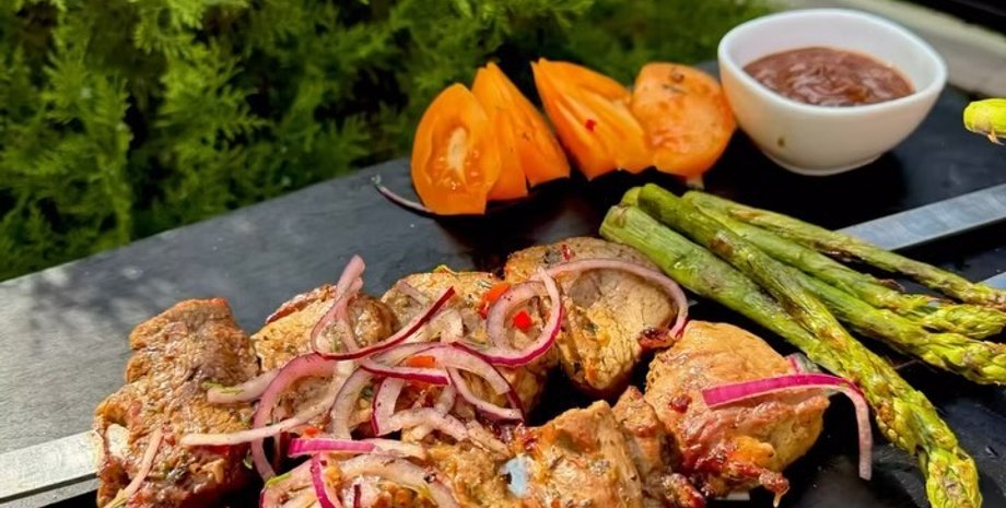 шашлык из говядины