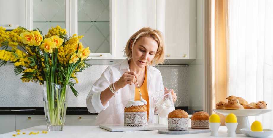 паски, випікання паски, приготування паски, пасхальна випічка